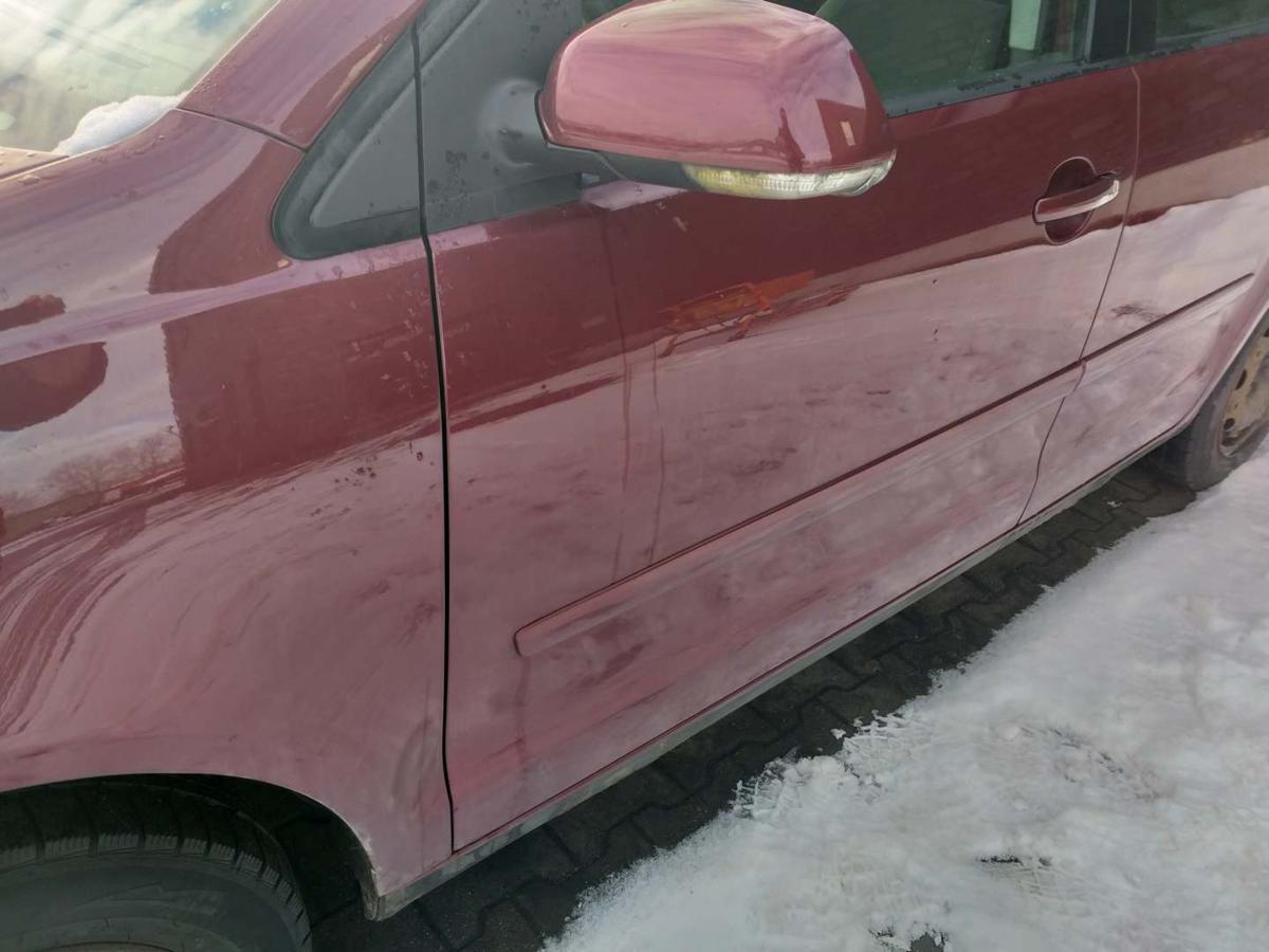 VW Polo 9N3 original T&uuml;r vorn links LC3R Winterred 5-T&uuml;rer Rohbau Bj.2005